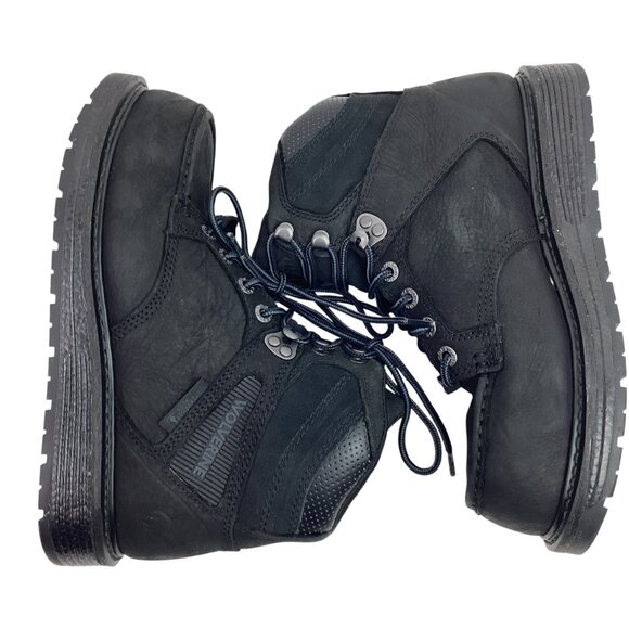 Wolverine Hellcat 6” Wedge Mens 7EW Steel Toe Leather Work Boots Waterproof Blac - Picture 4 of 13